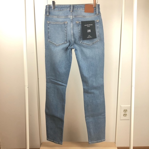 NWT Anine Bing Gabe Ripped Jeans 26 - Picture 13 of 13